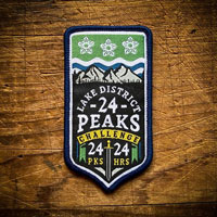 Lake District 24 Peaks Challenge patch