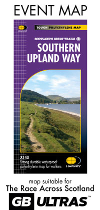 Race Across Scotland Southern Upland Way map