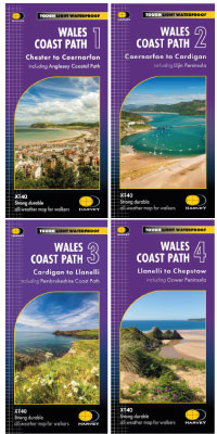 Wales Coast Path map set