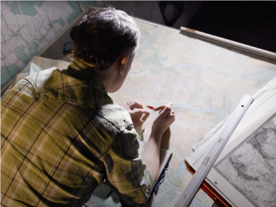 How HARVEY maps are made - Cartography & Survey