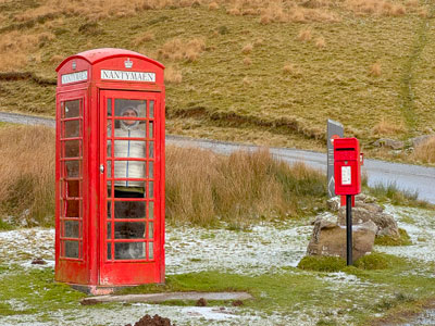 Nantymaen post and phone box