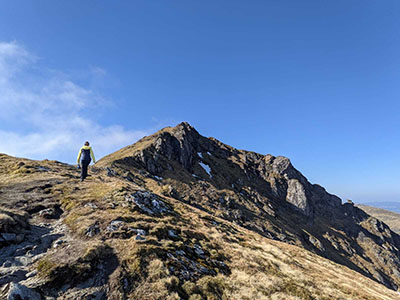 Holly walking in Scotland