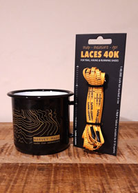 Enamel Contour Mug & Map Measure Go Laces bundle