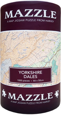 Map Jigsaw Puzzle Yorkshire Dales