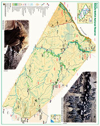 Masai Mara souvenir map poster