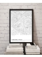 Contour Map Print Yorkshire 3 Peaks - view 4