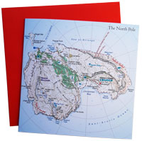 North Pole Christmas Card